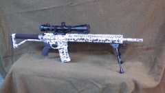 Custom Ar-15 Snow camo_1